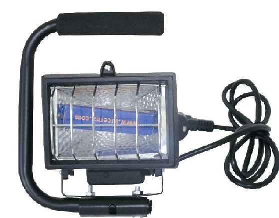 Reflektor halogen 500 W s podstavcem